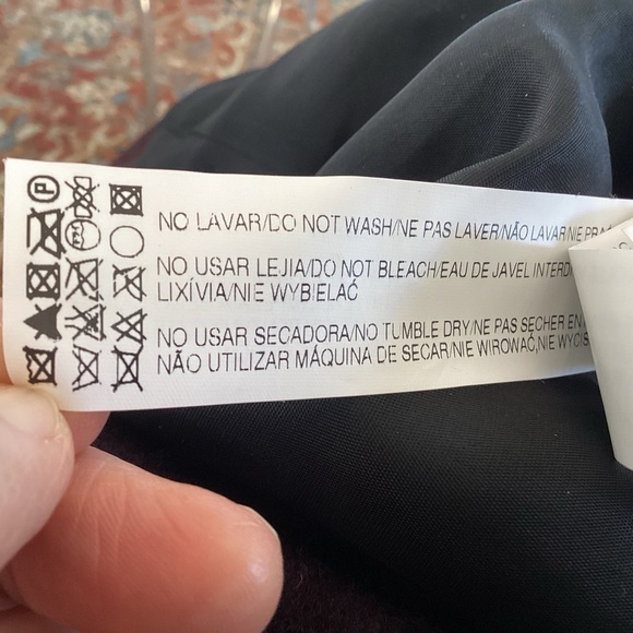 Zara wool blend, lined,cropped, swing peterpan collar 3 button plum jacket Sz XL - Picture 12 of 12